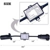 CARROFIX USA to EU Trailer Light Converter American Style 7-Way