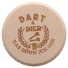 Spruchreif Coasters for Drinks Wooden Coasters for Drinking Glasses 2-in-1