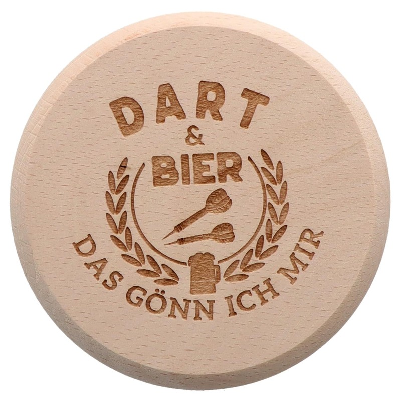 Spruchreif Coasters for Drinks Wooden Coasters for Drinking Glasses 2-in-1