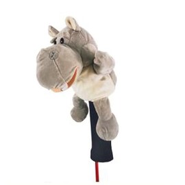 wolfman Golf Club Covers Driver Headcover Funny Cute Animal Golf Club Covers Stylish Protection for Clubs Golf Gear Driver for Men/Women/Youth (Hippo)