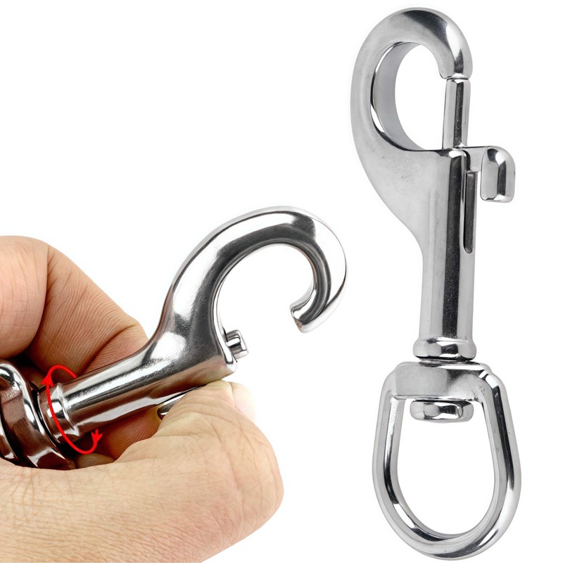 2 Pcs Marine Grade Scuba Diving Clip,Heavy Duty Stainless Steel