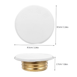 iplusmile Fire Sprinkler Head Cover Plate Protector Elegant Design for Fire Sprinkler Systems Homes and Commercial Spaces Easy Installation