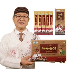 김오곤 Deer Antler Red Ginseng Concentrate Stick 10ml / 녹용홍삼 농축스틱 10ml X 30포 녹용 홍삼 건강선물세트