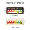 2 Sliding Mood Changer Pins, Fun Social Mood Pins, Interactive
