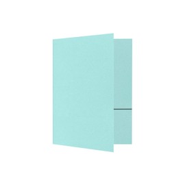 9 x 12 Presentation Folders in 100 lb. Seafoam with 2 Pockets, Holder for Standard 8 1/2 x 11 Paper, Professional Documents, Brochures, School Reports, 100 Pack (Blue)