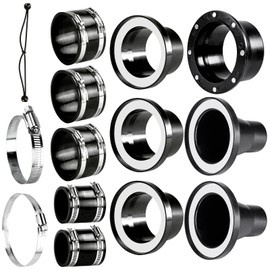 Magnetic Dust Collection Fittings Kit for 4" & 2.5" Hoses, Quick Connect Dust Collector Hose Adapter Set for Woodworking Machines, Shop Vac, Table Saw, Sander, Planer