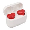 Wireless Earbuds Stylish Cute Heart Shaped Noise Cancelling HiFi Stereo