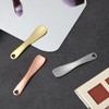 Hariendny 3 Pack Mini Metal Makeup Spatula Skin Care Cosmetic