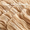 SRIZIAN Beige Cheesecloth Table Runners 10ft Wide Gauze Table Runners