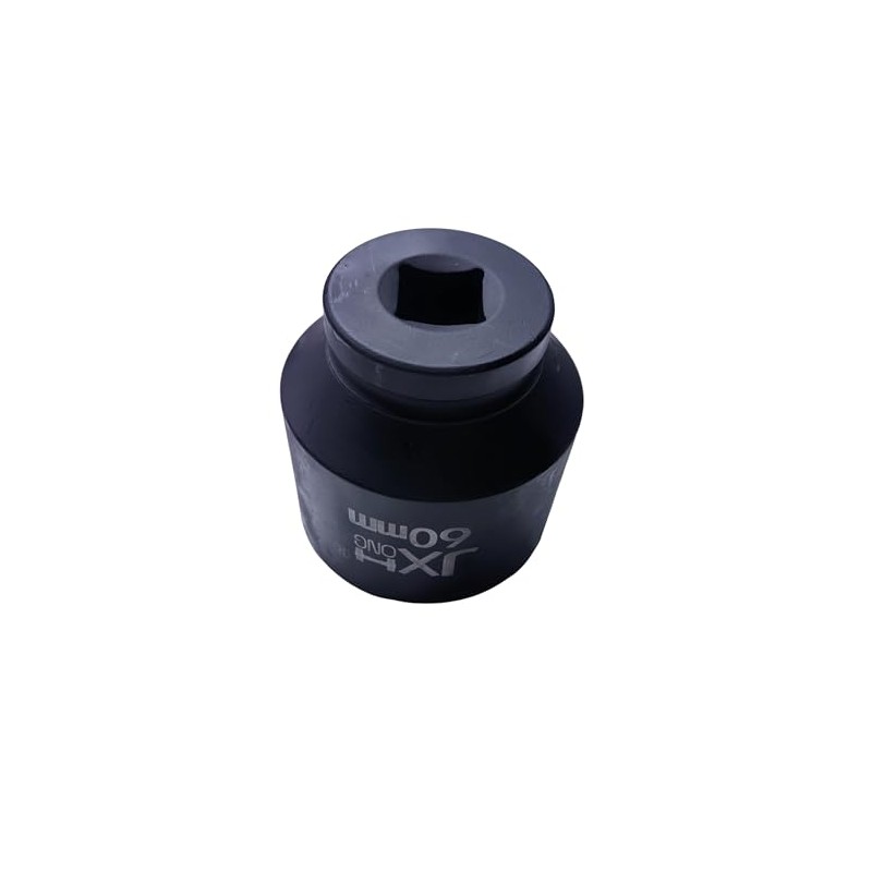 JXHONG 3/4-Inch Drive Metric 60mm Impact Socket, 6-Point, Heat Treated