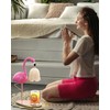 CODOGOY Fragrance Candle Warmer Flamingo Lamp with Timer, Dimmable, Halogen,