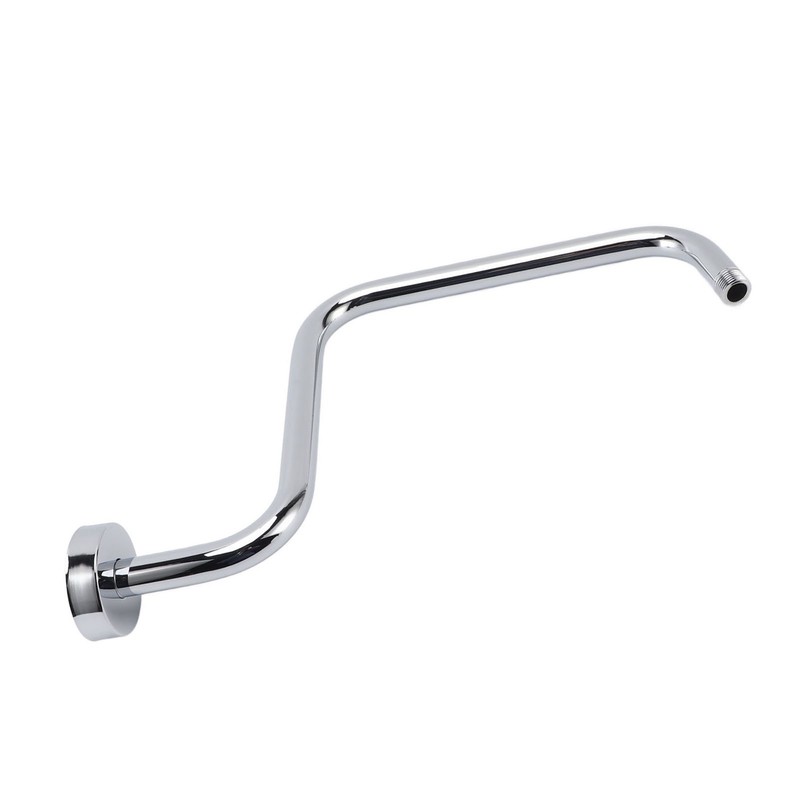 Shower Arm Stainless Steel Shower Arm with Flange S Shape