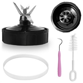 Ninja Blender Blade Replacement - 7-Fin Male 4" Stainless Steel Ninja Replacement Blades for Smooth Blending - Compatible with Nutri Ninja Auto iQ BL682-30 BL642-30 BL687CO-30 BL482-30 BL640-30 & More