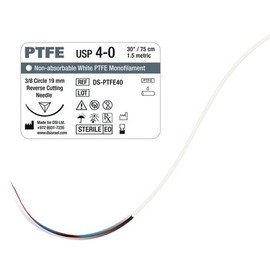 DSI PTFE Sterile Suture 4/0, 12/Box - Wound Dressing Medical Dental Supply