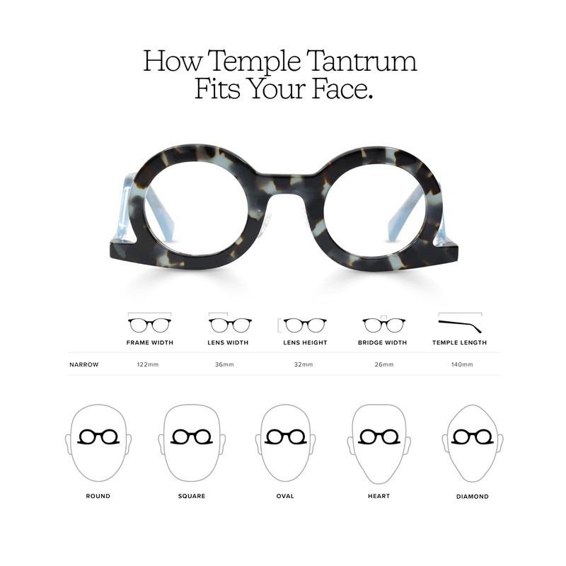 eyebobs - Temple Tantrum | Premium Reading Glasses for Men