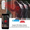 Wired Passive Infrared Motion Sensor, Motion Sensor Alarm 110?Detection Angle