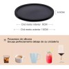 THE9SHOP Porta Vasos De Silicon Antideslizantes Para Mesa Elegantes