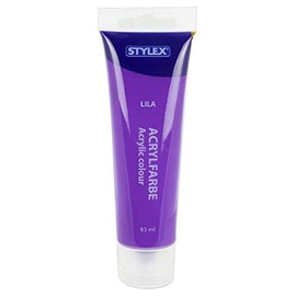 Stylex 28638 – acrylic paint, water-based, 83 ml tube in gold, matt, high coverage and colour, fade-resistant, quick drying and waterproof