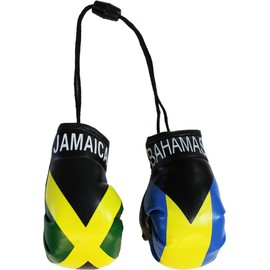 Jamaica and Bahamas - Mini Boxing Gloves