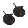 2 Pack 700x23C Bike Inner Tube 48mm Schrader Valve Butyl