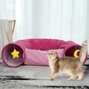 PAOPO Cat Tunnel, Large Indoor Durable Collapsible Interactive Cat Tube
