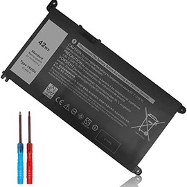 42Wh YRDD6 1VX1H VM732 Battery for Dell Inspiron 5591 7586 5491 5481 5482 5485 3310 2-in-1 15 3582 3583 3593 3584 5590 5593 5594 5585 5598 14 3493 5493 5480 3793 Vostro 3491 5581 5490 5590 3 Cell