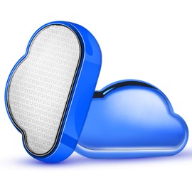 OSDUE 2in1 Nano-Glass Foot File and Callus Remover, Foot File and Callus Remover, Nano Glass Callus Remover, Comfortable, Gentle Hard Skin and Callus Removal, Foot Painless Dry and Wet Use-Clouds