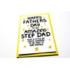 Fathers Day Card Stepdad, Step Dad Father's Day Card From