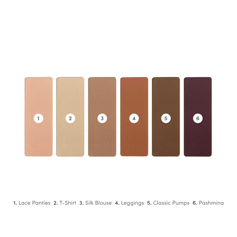 jane iredale PurePressed Eye Shadow Palette, Pure Basics, 0.12 oz.