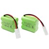 Gecoty 7.2V RC Battery, 2 Pack 1500mAh Ni-Cd Rechargeable AA