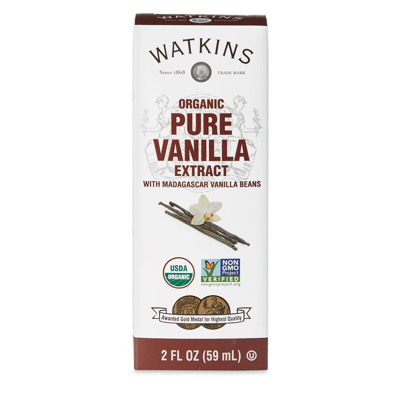 Watkins Organic Pure Vanilla Extract, 2 oz, 1 Count