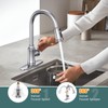 Kitchen Faucet with Pull Down Sprayer, Single Handle High Arc