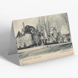 GREETING CARD - Vintage Connecticut USA - Rockville. Prospect Street (b)