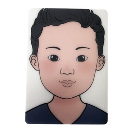 chiwanji Face Painting Practice Board Colored Makeup Tool Display Tool Painting Stencil Board 297mm x 210mm for Makeup Painting Boy