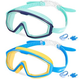 Freela Kids Swim Goggles, Swim Goggles for Kids Toddler 3-6, 4-7, 8-12, 6-14 Boys Girls Kids Child Pool Water Beach Swimming Goggles