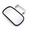 ReYee Stainless Steel Rectangular Convex Mirror fit for Tractors Forklifts