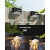 JACKYLED Solar Deck Lights Outdoor 16 Pack, Solar Step Lights