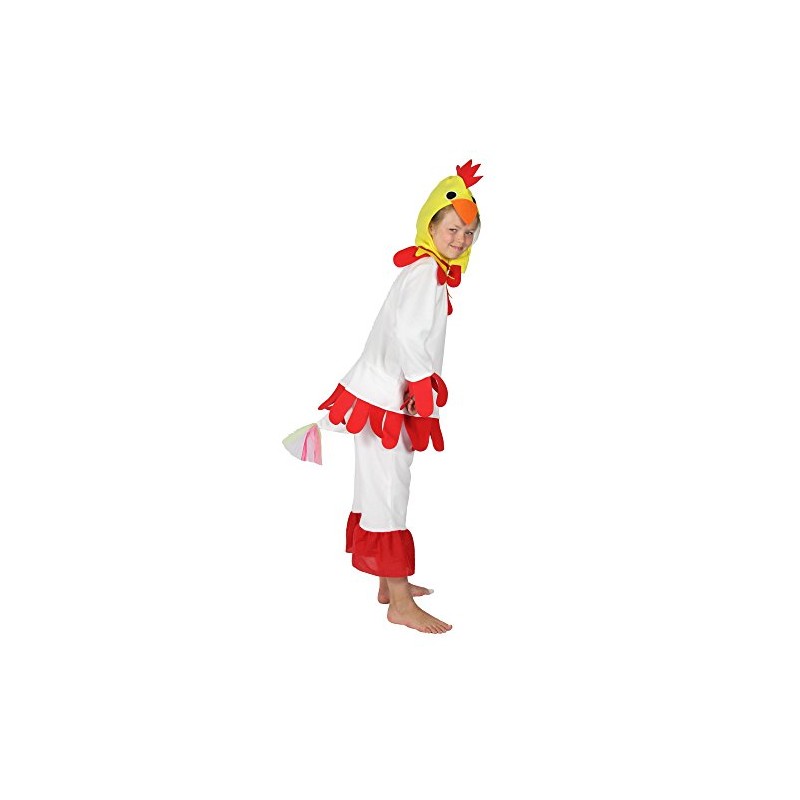 Foxxeo Chicken Costume Chicken Costume Chicken for Children White Children's