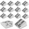 Pack of 14 Metal Pencil Sharpeners, Hand Pencil Sharpener Made