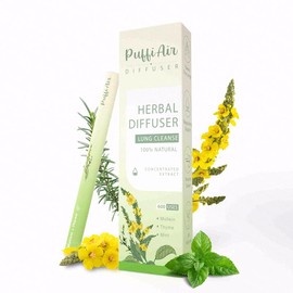 PuffiAir pure herbal for body detoxification and tongue air freshing,herbal support pen relaxation diffusion stick Solution:_LUNG