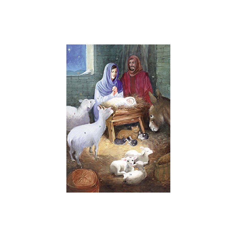 Vermont The Christ Child Advent Calendar with Nativity Story