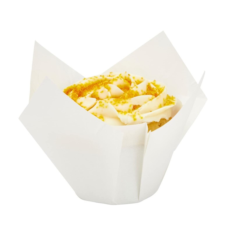 Juvale Cupcake Liners Tulip 100-Piece - Bulk Decorative Paper Cupcake