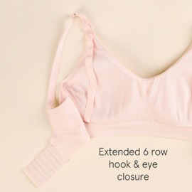 Bravado Designs Nursing Bra Full Coverage Wireless Scoop Neck Comfortable Maternity Bra, black