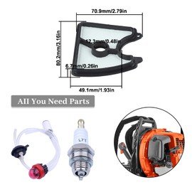 Haishine 581798001 Fuel Line Kit for Husqvarna 125B Blower 125B 125BX 125BVX Handheld Leaf Blower Replace 581798001,545081841 and 5450818-41 Fuel Line Kit