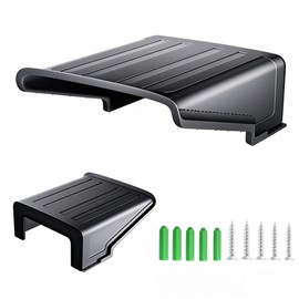 CTXSumTec Black Square CCTV Security Sun Rain Shade Camera Cover Shield Protective Roof for CCTV Outdoor Surveillance Camera Hikvision/Nest/Ring/Arlo/Dome/Bullet