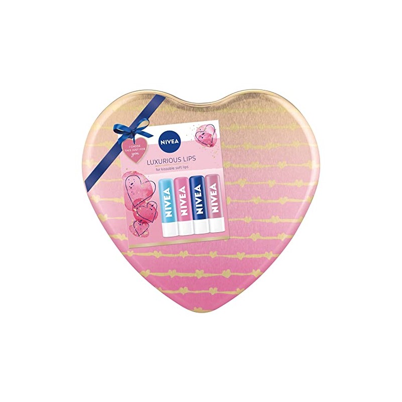 Nivea Luxurious Lips Gift Set, Pack of 4
