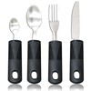 Xiciki Parkinson Easy Grip Spoon Set, 4 Pieces, Cutlery, Cutlery