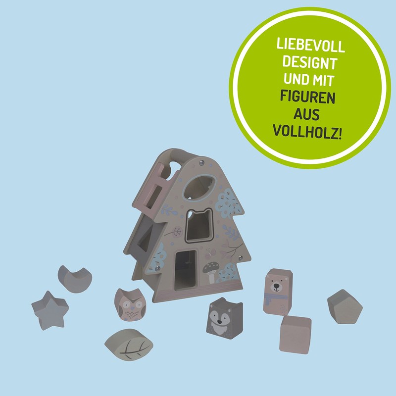 EverEarth Pastel Christmas Tree Sorting Game (EE33783), Multi