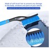 JLTXKST 2-in-1 Snow Brush with Ice Scraper, Car Ice Scraper,