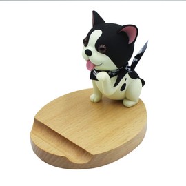 mosstyus Puppy Dog Cell Phone Holder for Desk Smartphone Stand Mount Cartoon Bracket Home Ornament Smartphone Dock